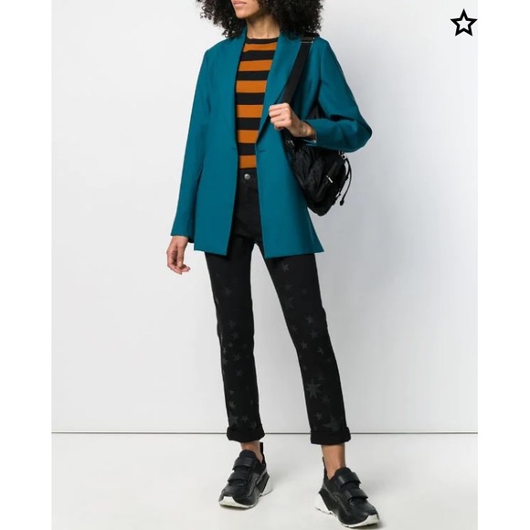 NWT Stella McCartney Black Star-Print Skinny Jeans - Picture 3 of 13